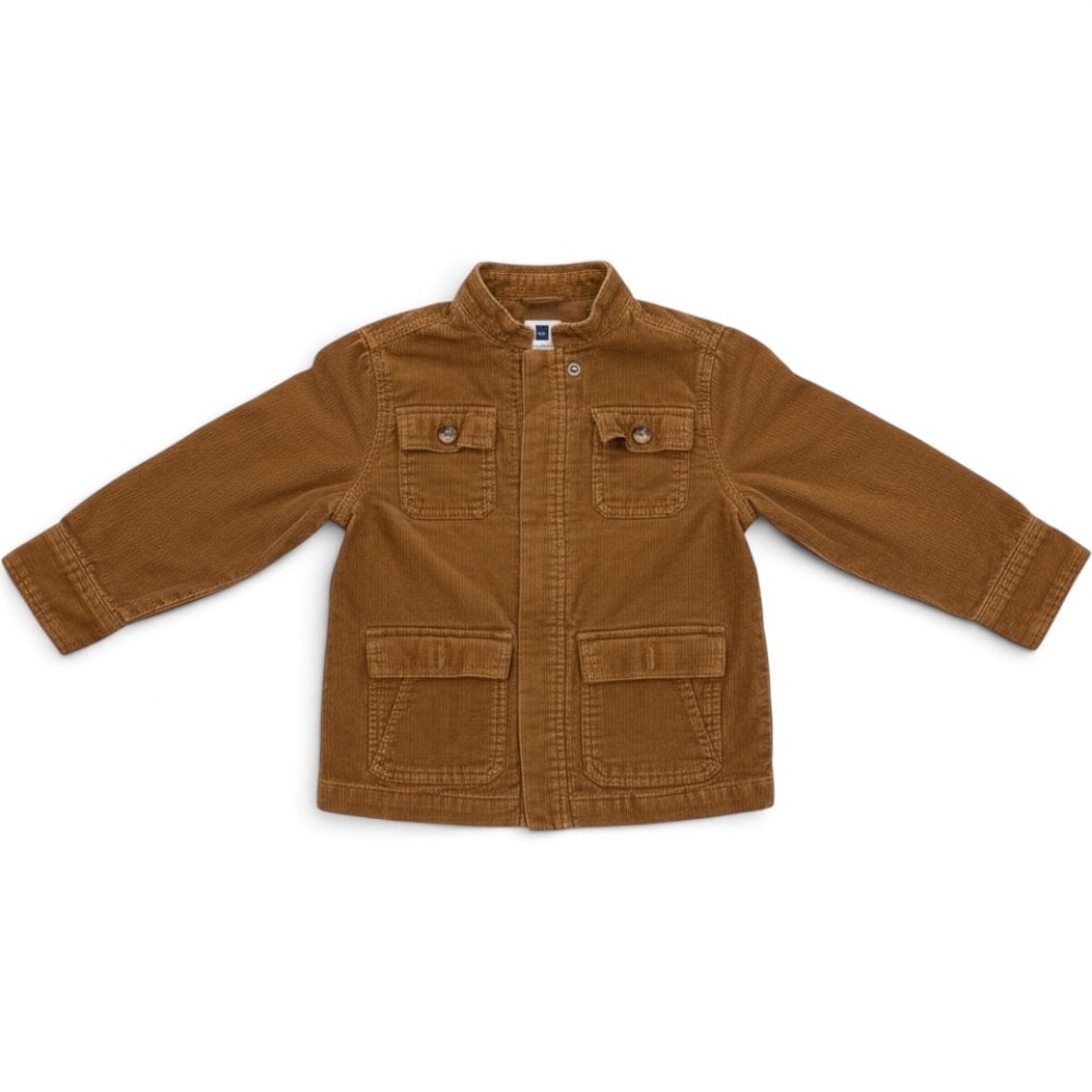Tea Collection Journey Coat Boys Brown Corduroy Field Jacket Style 6S23005 4T